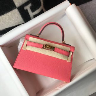 Replica Hermes Kelly Mini Epsom Leather Bag