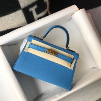 Replica Hermes Kelly Mini Epsom Leather Bag