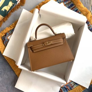 Replica Hermes Kelly Mini Epsom Leather Bag