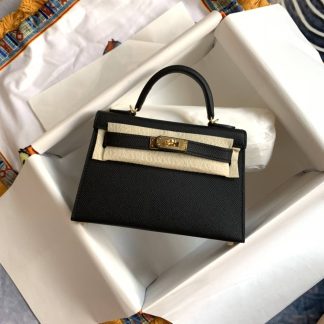 Replica Hermes Kelly Mini Epsom Leather Bag