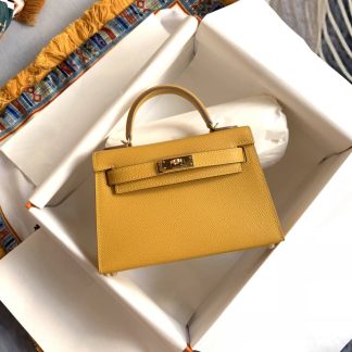 Replica Hermes Kelly Mini Epsom Leather Bag