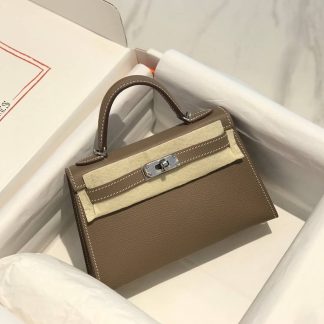 Replica Hermes Kelly Mini Epsom Leather Bag