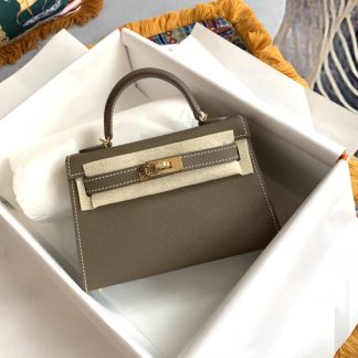 Replica Hermes Kelly Mini Epsom Leather Bag