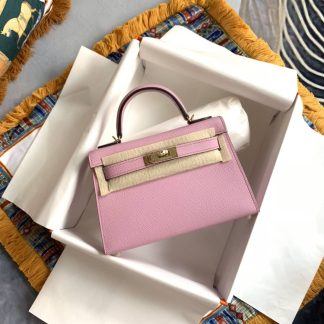 Replica Hermes Kelly Mini Epsom Leather Bag