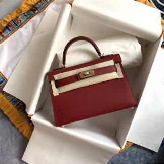 Replica Hermes Kelly Mini Epsom Leather Bag