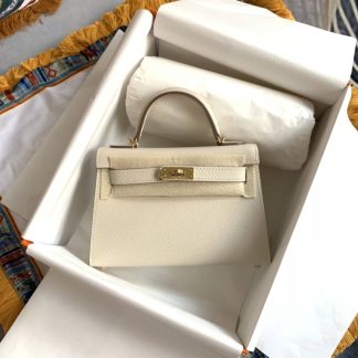 Replica Hermes Kelly Mini Epsom Leather Bag