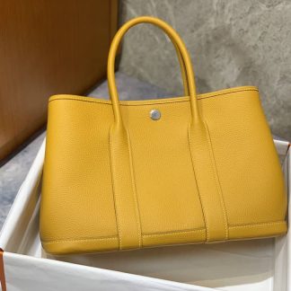 Replica Hermes Garden Party 30 Clemence Leather Bag