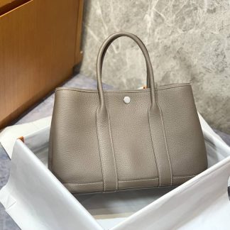 Replica Hermes Garden Party 30 Clemence Leather Bag