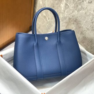 Replica Hermes Garden Party 30 Clemence Leather Bag