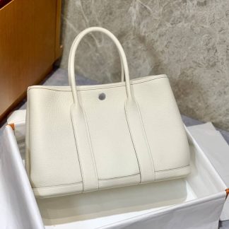 Replica Hermes Garden Party 30 Clemence Leather Bag