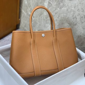 Replica Hermes Garden Party 30 Clemence Leather Bag