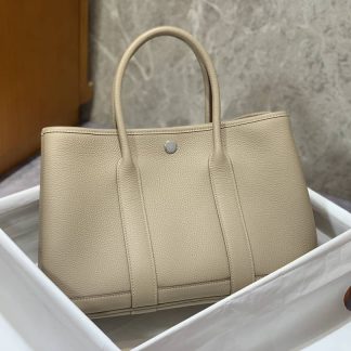 Replica Hermes Garden Party 30 Clemence Leather Bag