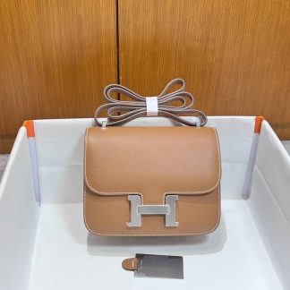 Replica Hermes Mini Constance 19 Epsom Calfskin Bag