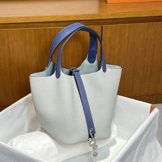 Replica Hermes Picotin Lock 18 Clemence Leather Bag