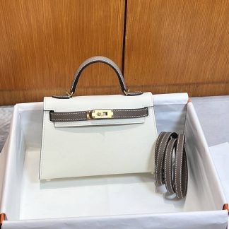 Replica Hermes Kelly Mini Epsom Calfskin Bag