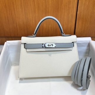 Replica Hermes Kelly Mini Epsom Calfskin Bag