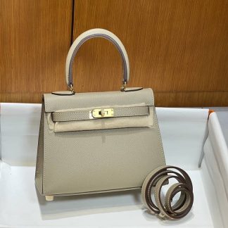 Replica Hermes Kelly Sellier 20 Epsom Calfskin Bag