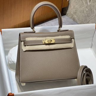 Replica Hermes Kelly Sellier 20 Epsom Calfskin Bag