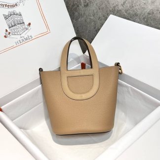 Replica Hermes In The Loop 18 Clemence Leather Bag