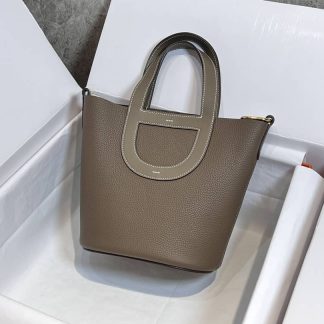 Replica Hermes In The Loop 18 Clemence Leather Bag