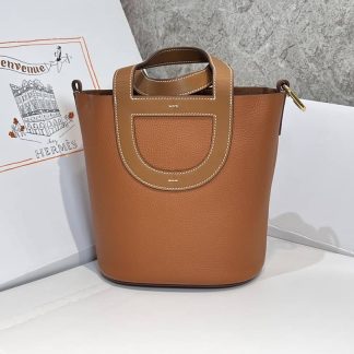 Replica Hermes In The Loop 18 Clemence Leather Bag