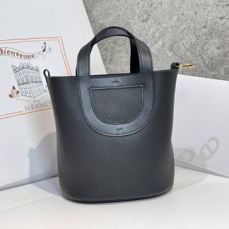 Replica Hermes In The Loop 18 Clemence Leather Bag