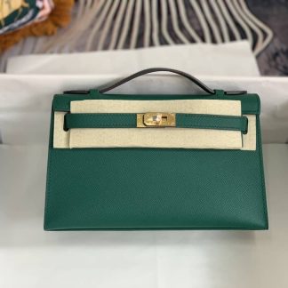 Replica Hermes Kelly Pochette Epsom Leather Bag