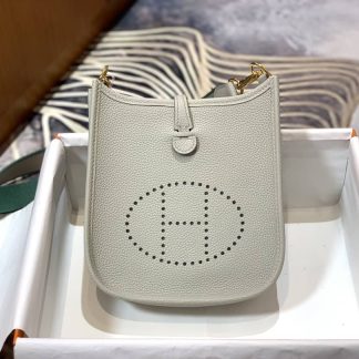 Replica Hermes Evelyne Mini Clemence Leather Bag