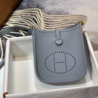 Replica Hermes Evelyne Mini Clemence Leather Bag