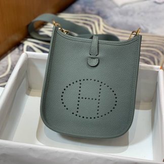 Replica Hermes Evelyne Mini Clemence Leather Bag