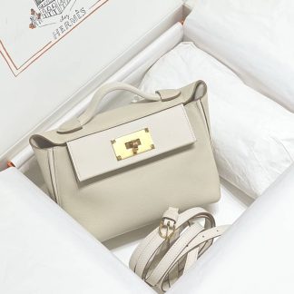 Replica Hermes 24 24 Mini 21 Evercolor Leather Bag