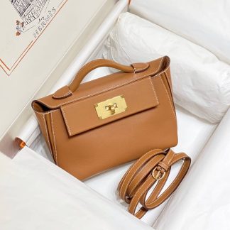 Replica Hermes 24 24 Mini 21 Evercolor Leather Bag