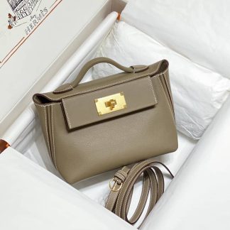 Replica Hermes 24 24 Mini 21 Evercolor Leather Bag