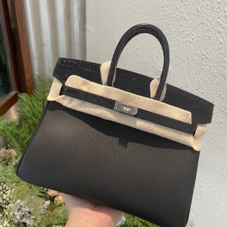 Replica Hermes Touch Birkin 25 Niloticus Crocodile & Calfskin Leather Bag