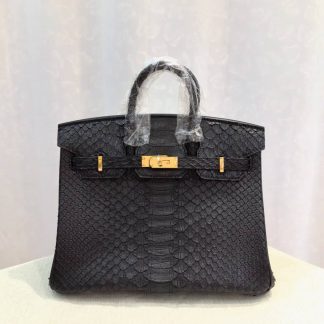 Replica Hermes Birkin 25 Genuine Python Leather Bag