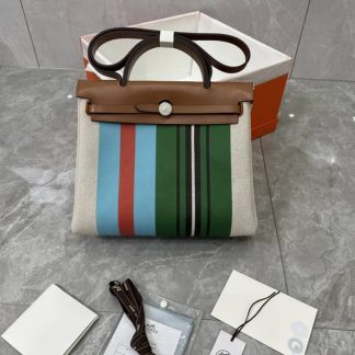 Replica Hermes Herbag Zip 31 Laquered Bag