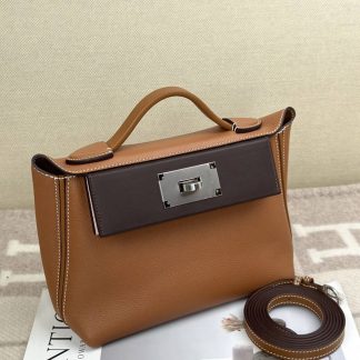 Replica Hermes 24 24 Mini 21 Evercolor Leather Bag