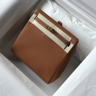 Replica Hermes Kelly Ado Clemence Leather Backpack