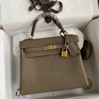 Replica Hermes Kelly 25 Togo Leather Bag