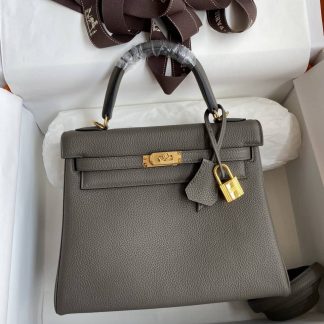 Replica Hermes Kelly 25 Togo Leather Bag