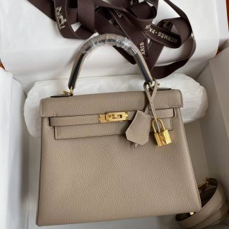 Replica Hermes Kelly 25 Togo Leather Bag