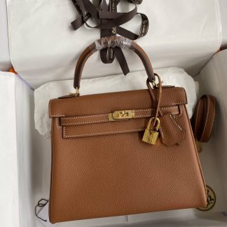 Replica Hermes Kelly 25 Togo Leather Bag