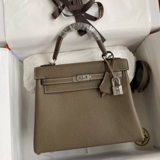 Replica Hermes Kelly 25 Togo Leather Bag