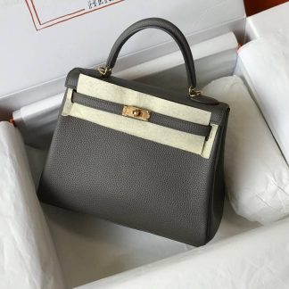 Replica Hermes Kelly 28 Togo Leather Bag