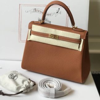 Replica Hermes Kelly 28 Togo Leather Bag