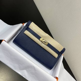 Replica Hermes Kelly To Go Epsom Calfskin Wallet WOC