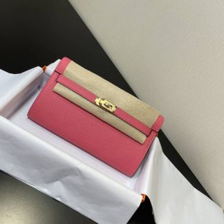 Replica Hermes Kelly To Go Epsom Calfskin Wallet WOC