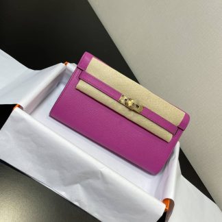 Replica Hermes Kelly To Go Epsom Calfskin Wallet WOC