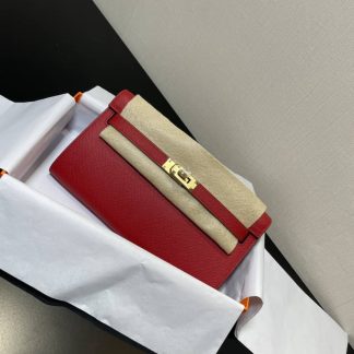 Replica Hermes Kelly To Go Epsom Calfskin Wallet WOC