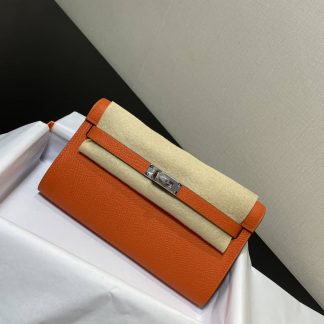 Replica Hermes Kelly To Go Epsom Calfskin Wallet WOC